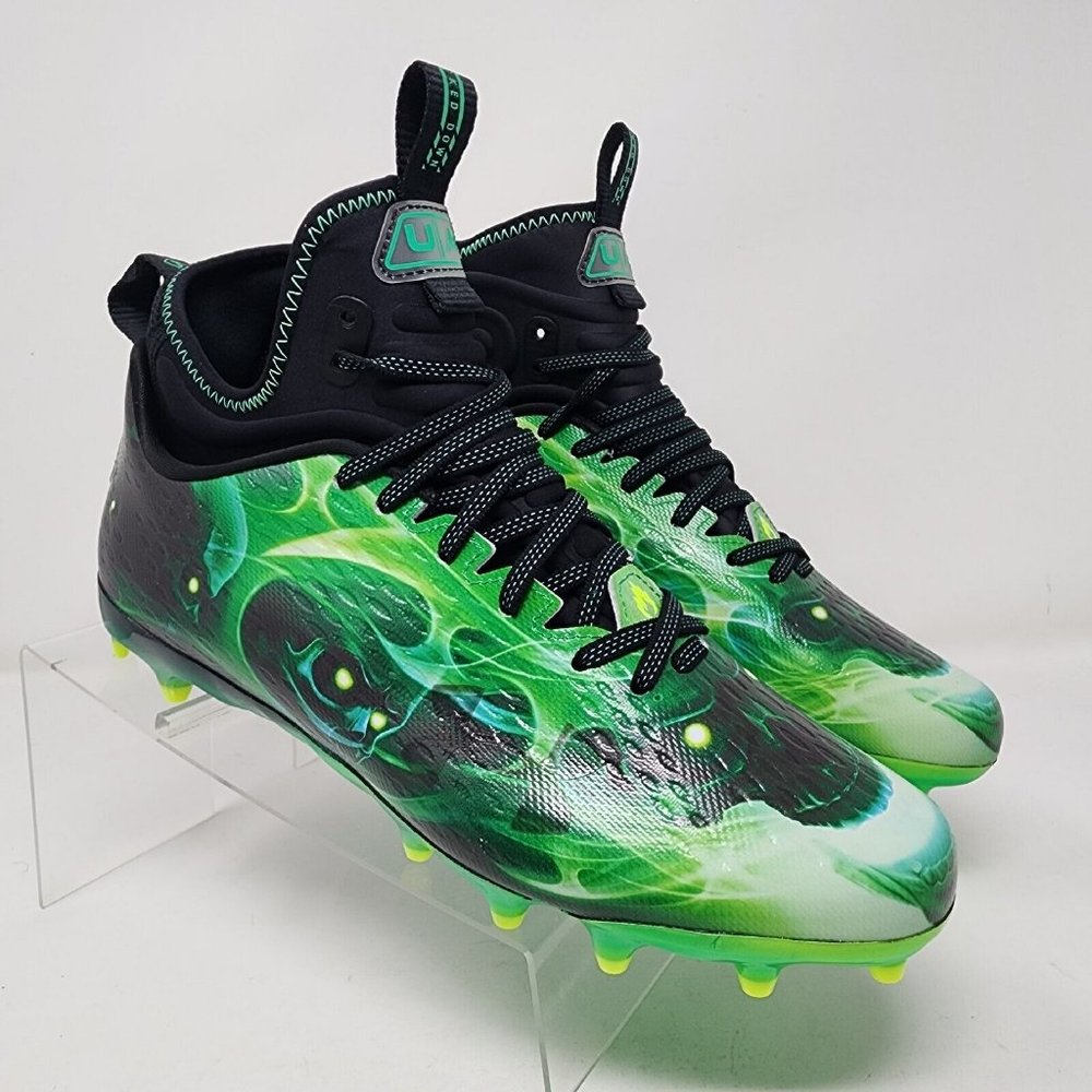 Nike Green and Black Men's Football Cleats
